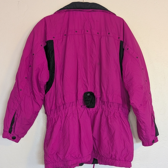 VTG 90s Hot Pink Tyrolia by Head Ski Jacket Retro Eclectic Maximalist Outerwear - Picture 8 of 11